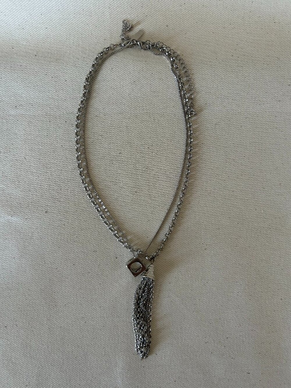 Cookie Lee Silver-Tone Necklace - Set of 2
